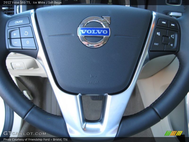 Ice White / Soft Beige 2012 Volvo S60 T5