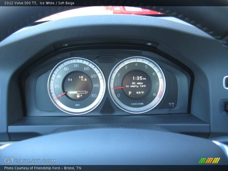 Ice White / Soft Beige 2012 Volvo S60 T5