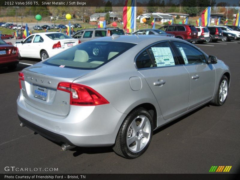 Silver Metallic / Soft Beige 2012 Volvo S60 T5