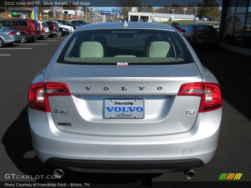 Silver Metallic / Soft Beige 2012 Volvo S60 T5