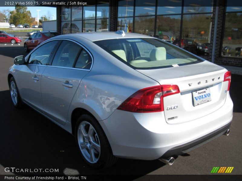 Silver Metallic / Soft Beige 2012 Volvo S60 T5