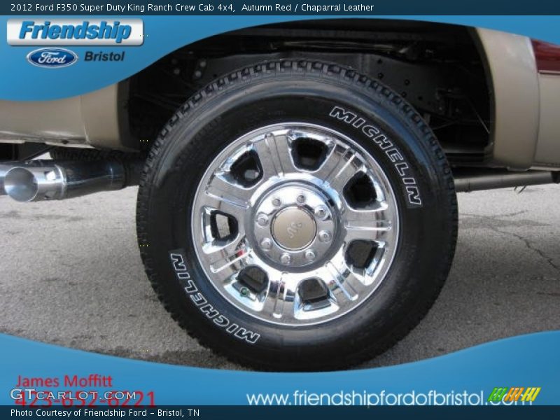 Autumn Red / Chaparral Leather 2012 Ford F350 Super Duty King Ranch Crew Cab 4x4