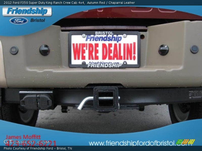 Autumn Red / Chaparral Leather 2012 Ford F350 Super Duty King Ranch Crew Cab 4x4
