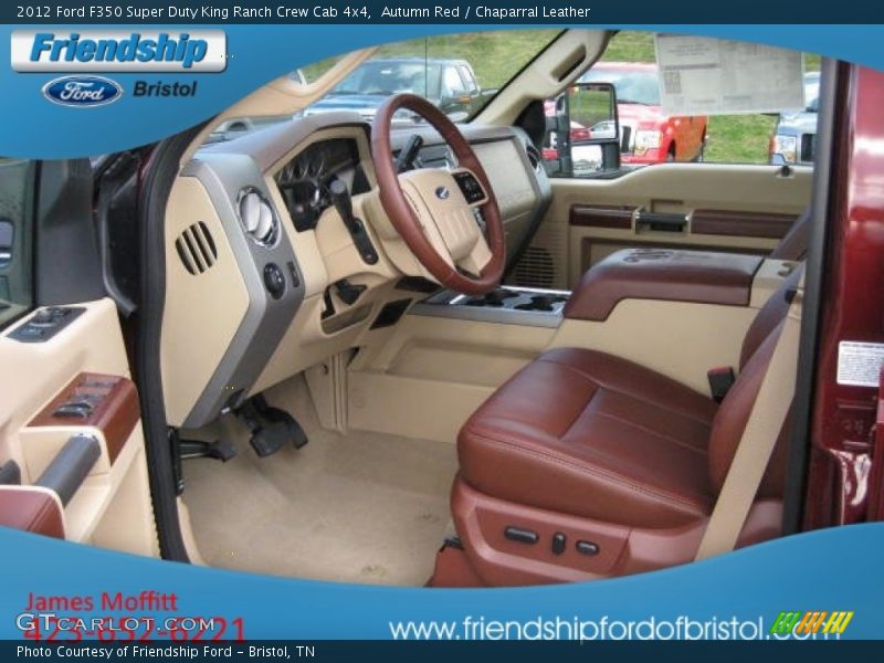 Autumn Red / Chaparral Leather 2012 Ford F350 Super Duty King Ranch Crew Cab 4x4
