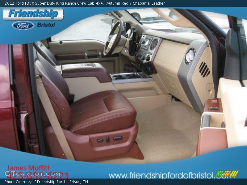 Autumn Red / Chaparral Leather 2012 Ford F350 Super Duty King Ranch Crew Cab 4x4