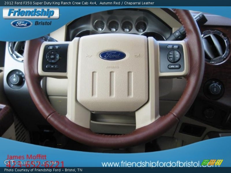 Autumn Red / Chaparral Leather 2012 Ford F350 Super Duty King Ranch Crew Cab 4x4
