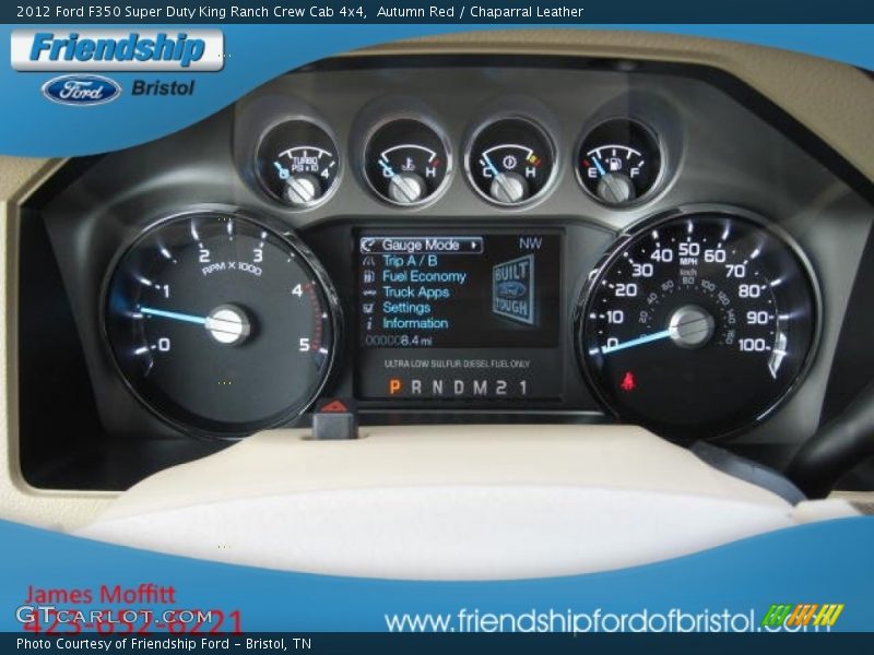 Autumn Red / Chaparral Leather 2012 Ford F350 Super Duty King Ranch Crew Cab 4x4
