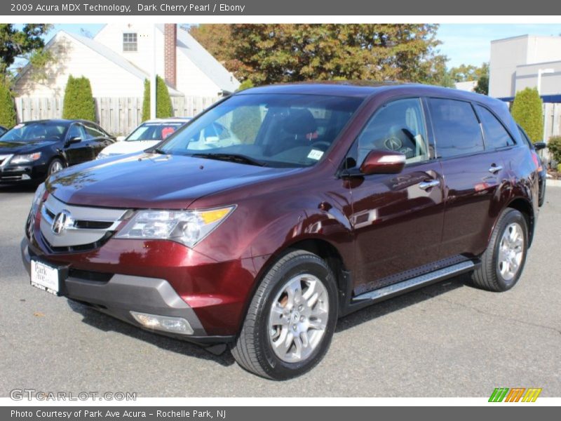 Dark Cherry Pearl / Ebony 2009 Acura MDX Technology