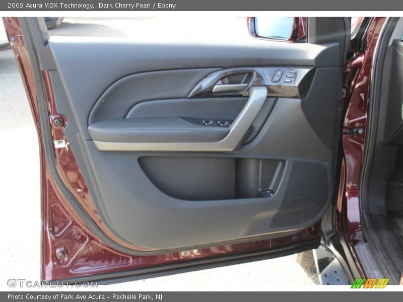 Dark Cherry Pearl / Ebony 2009 Acura MDX Technology