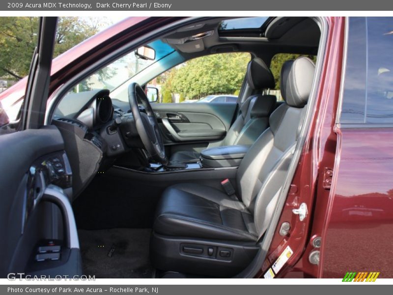 Dark Cherry Pearl / Ebony 2009 Acura MDX Technology