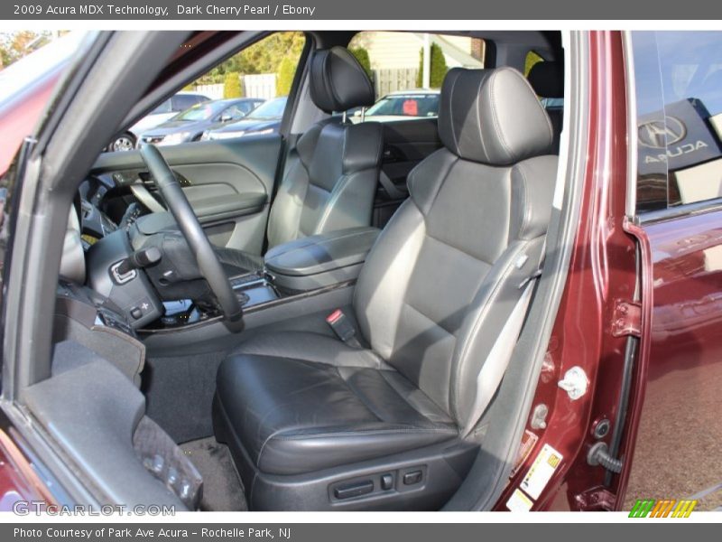 Dark Cherry Pearl / Ebony 2009 Acura MDX Technology