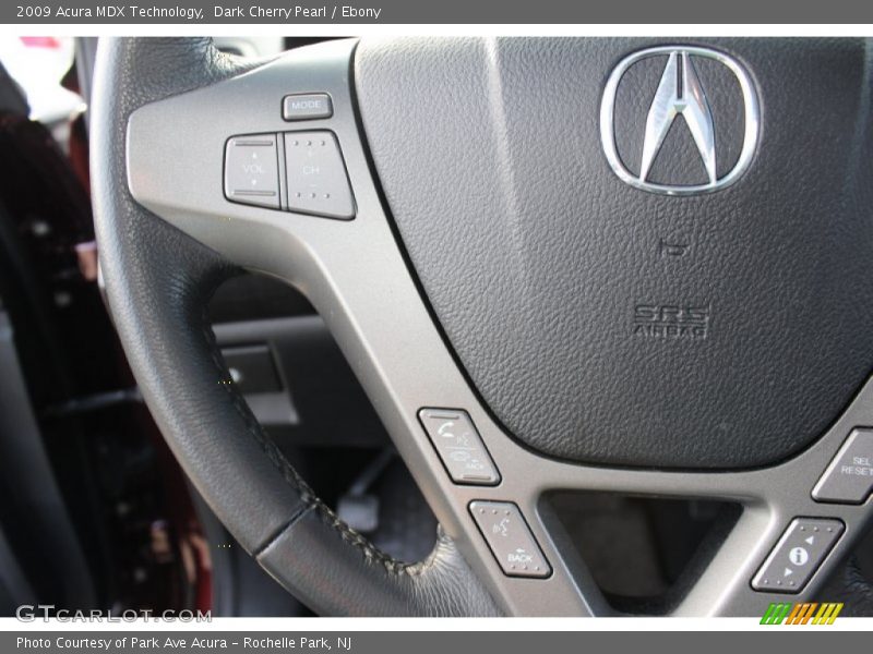 Dark Cherry Pearl / Ebony 2009 Acura MDX Technology