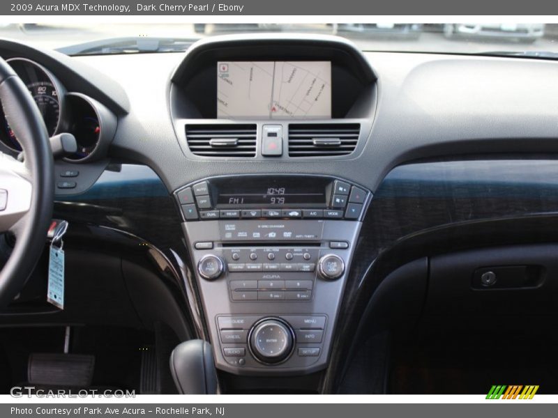 Dark Cherry Pearl / Ebony 2009 Acura MDX Technology