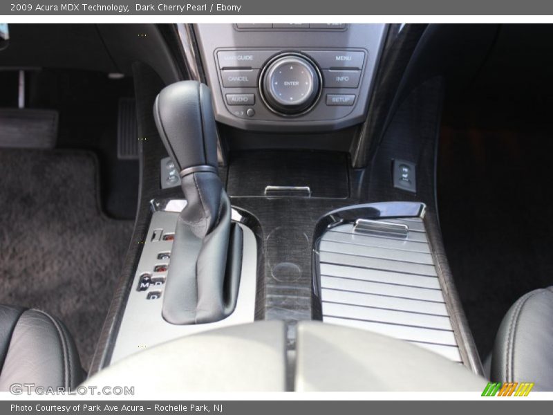 Dark Cherry Pearl / Ebony 2009 Acura MDX Technology