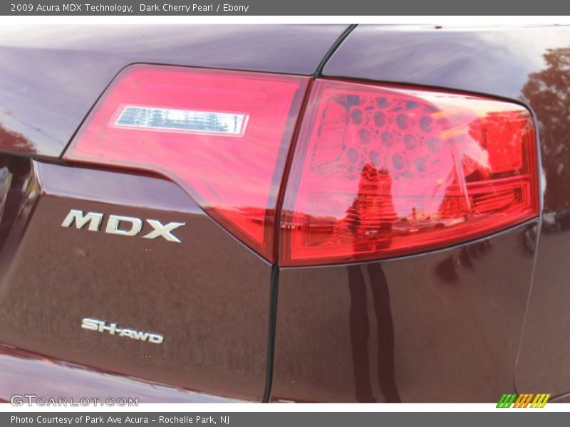 Dark Cherry Pearl / Ebony 2009 Acura MDX Technology