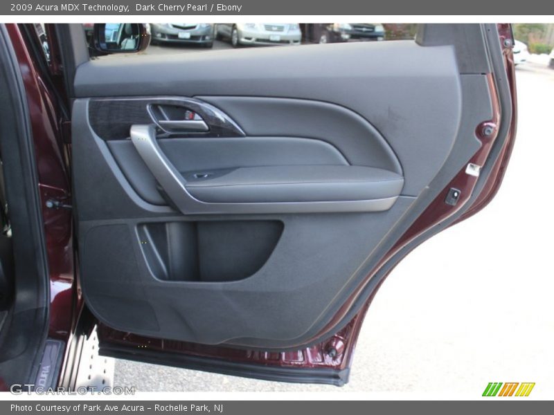 Dark Cherry Pearl / Ebony 2009 Acura MDX Technology