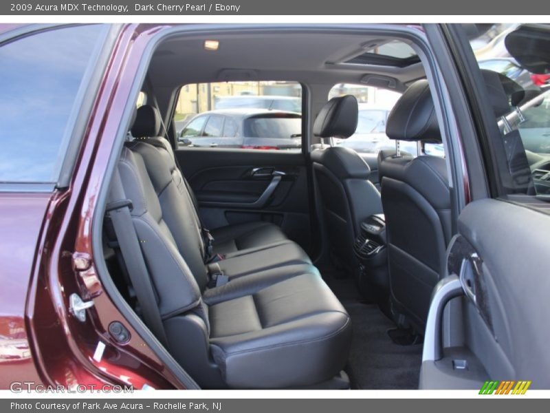 Dark Cherry Pearl / Ebony 2009 Acura MDX Technology