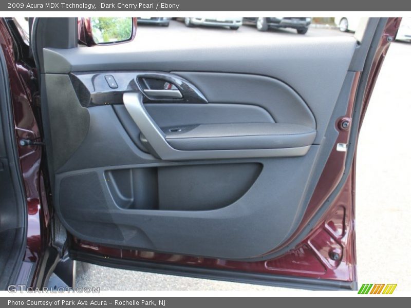 Dark Cherry Pearl / Ebony 2009 Acura MDX Technology
