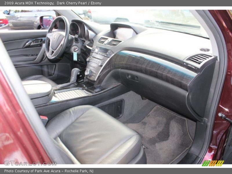 Dark Cherry Pearl / Ebony 2009 Acura MDX Technology