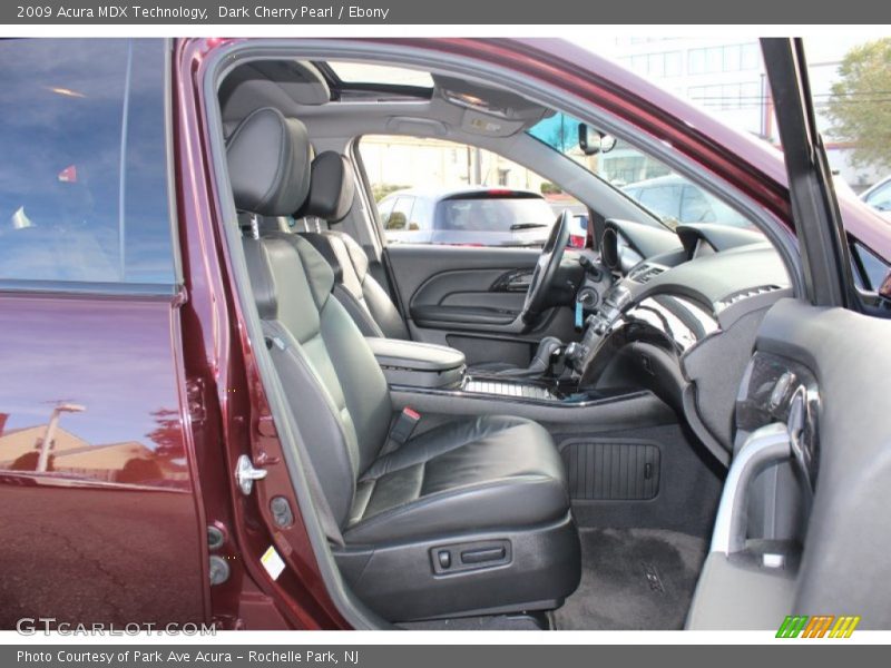 Dark Cherry Pearl / Ebony 2009 Acura MDX Technology