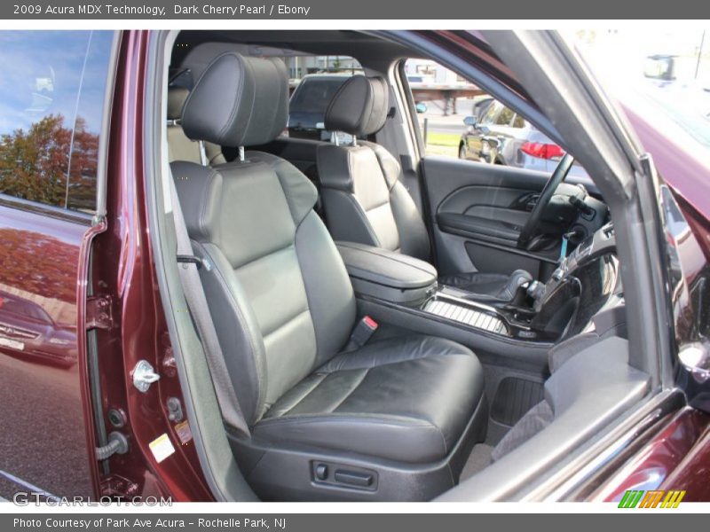 Dark Cherry Pearl / Ebony 2009 Acura MDX Technology