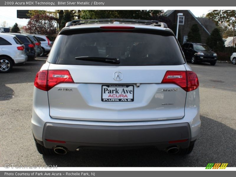 Billet Silver Metallic / Ebony 2009 Acura MDX Technology