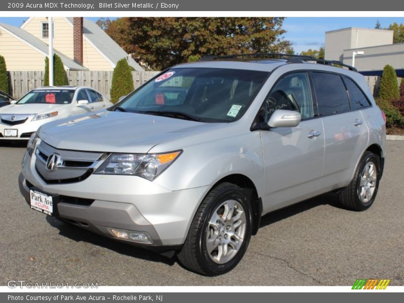 Billet Silver Metallic / Ebony 2009 Acura MDX Technology