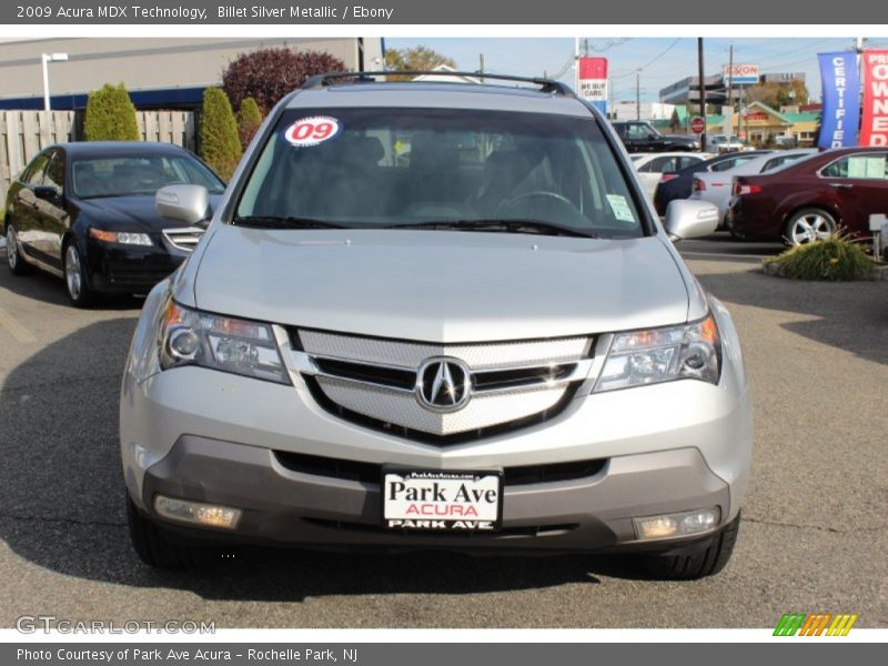 Billet Silver Metallic / Ebony 2009 Acura MDX Technology