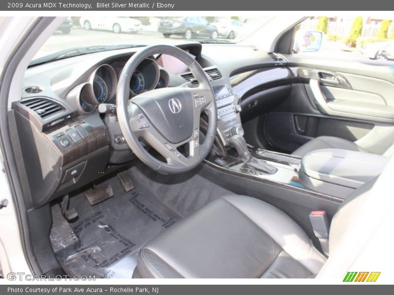 Billet Silver Metallic / Ebony 2009 Acura MDX Technology