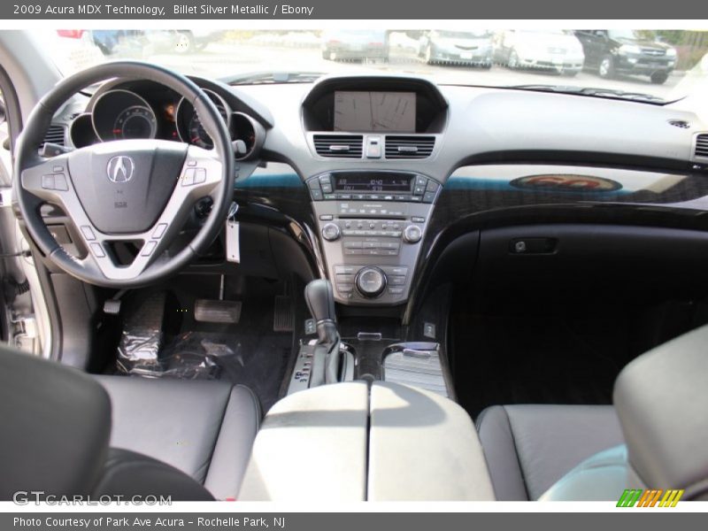 Billet Silver Metallic / Ebony 2009 Acura MDX Technology