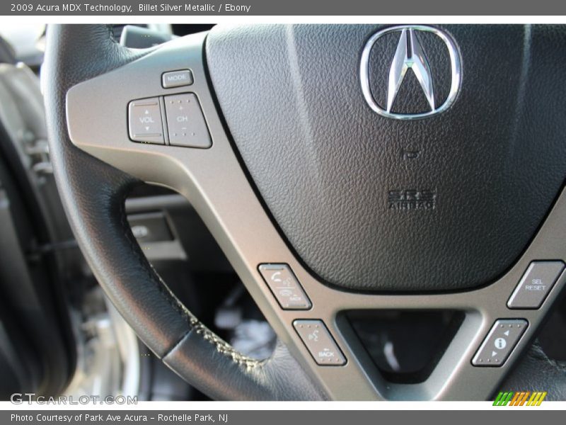 Billet Silver Metallic / Ebony 2009 Acura MDX Technology