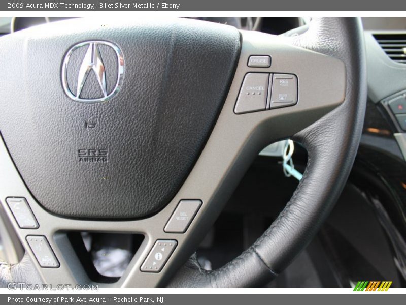 Billet Silver Metallic / Ebony 2009 Acura MDX Technology