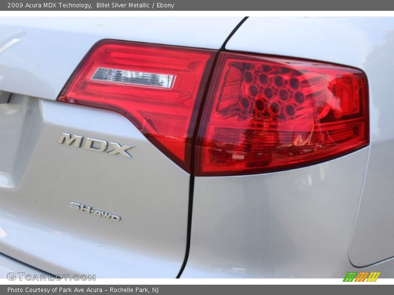 Billet Silver Metallic / Ebony 2009 Acura MDX Technology