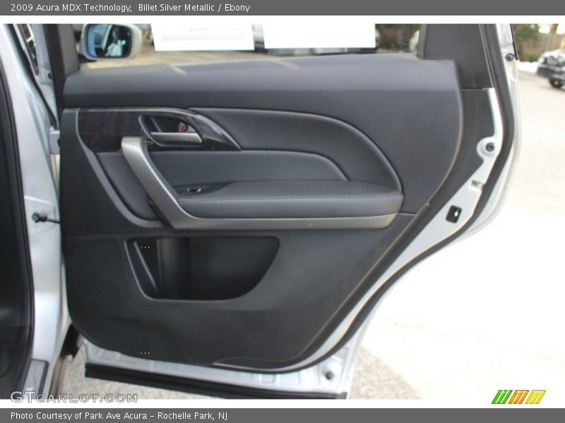 Billet Silver Metallic / Ebony 2009 Acura MDX Technology