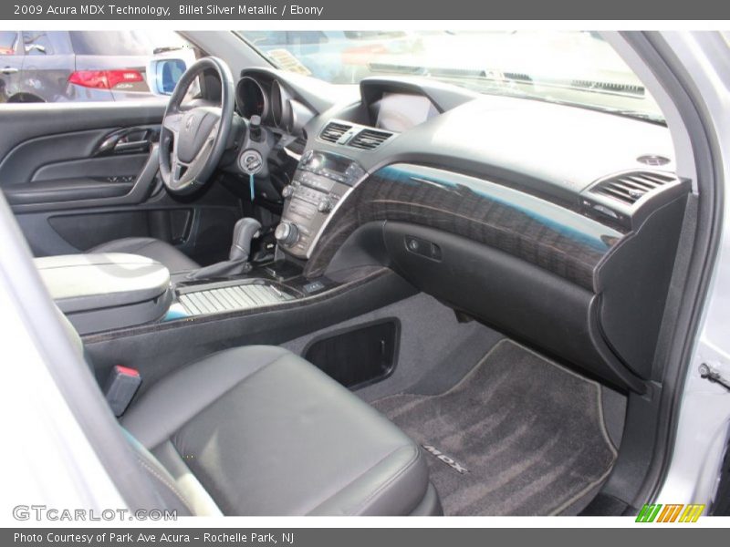 Billet Silver Metallic / Ebony 2009 Acura MDX Technology