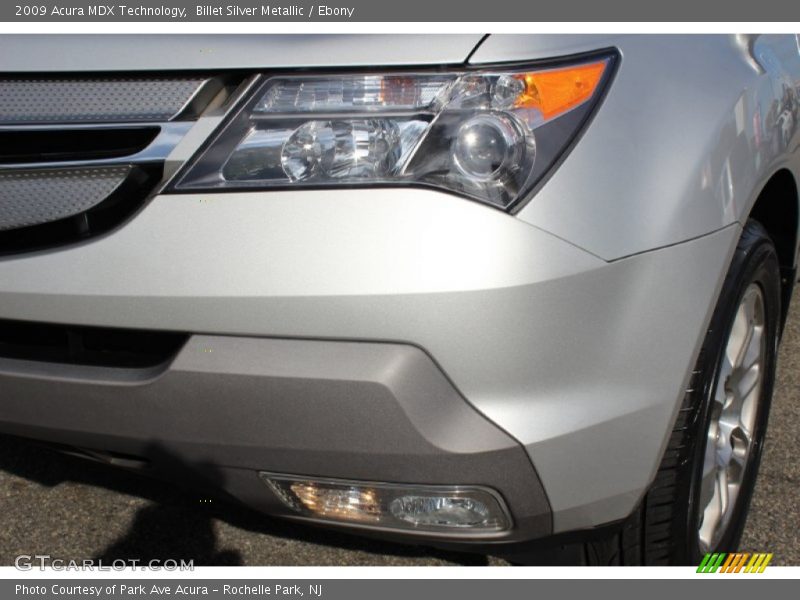 Billet Silver Metallic / Ebony 2009 Acura MDX Technology