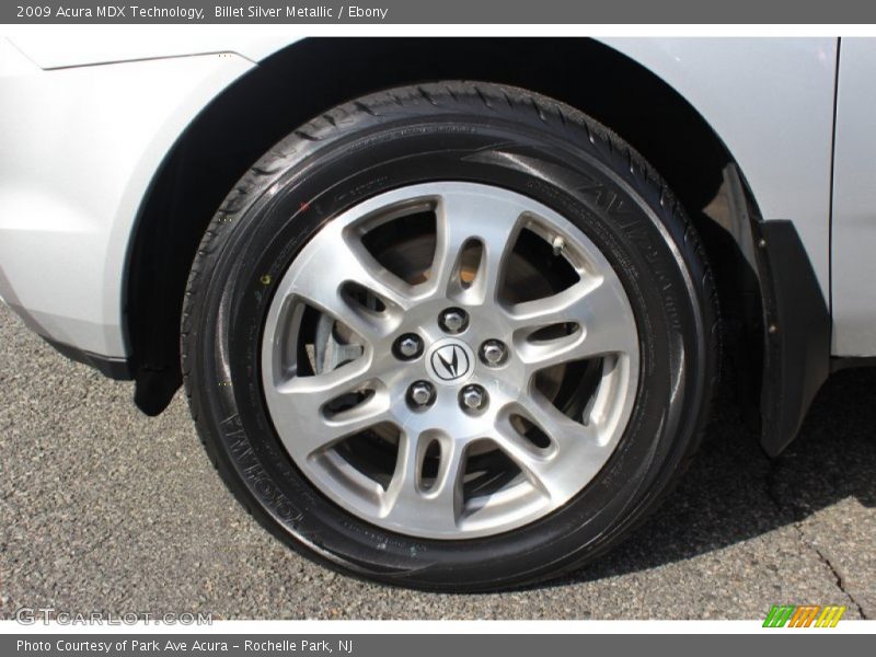 Billet Silver Metallic / Ebony 2009 Acura MDX Technology