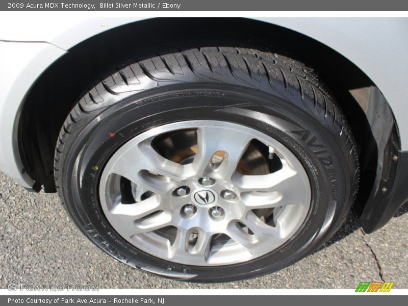 Billet Silver Metallic / Ebony 2009 Acura MDX Technology