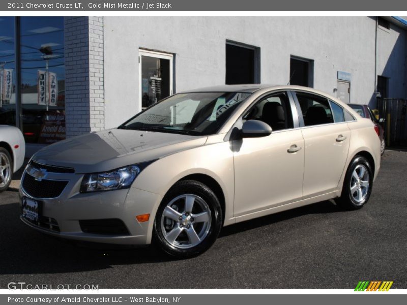 Gold Mist Metallic / Jet Black 2011 Chevrolet Cruze LT
