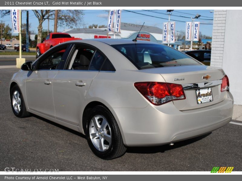 Gold Mist Metallic / Jet Black 2011 Chevrolet Cruze LT