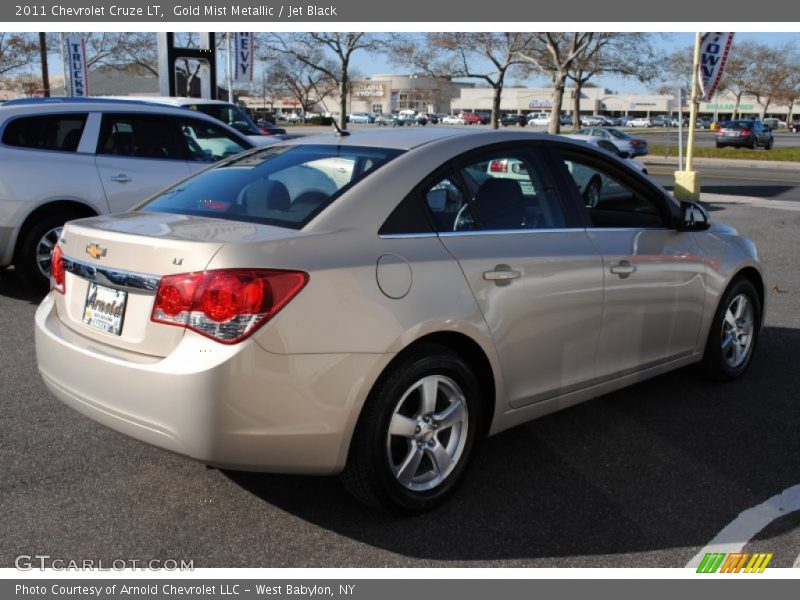 Gold Mist Metallic / Jet Black 2011 Chevrolet Cruze LT