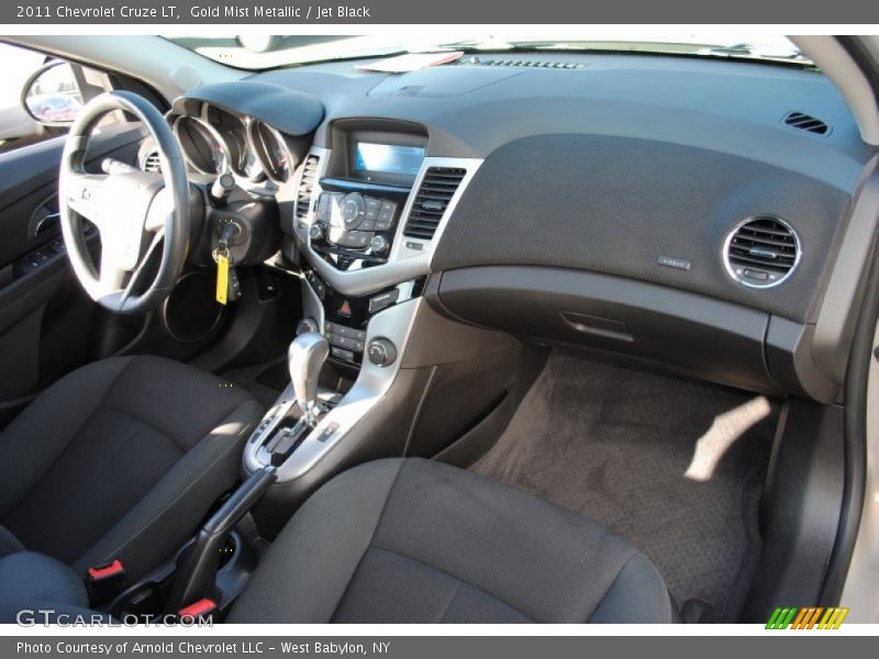 Gold Mist Metallic / Jet Black 2011 Chevrolet Cruze LT