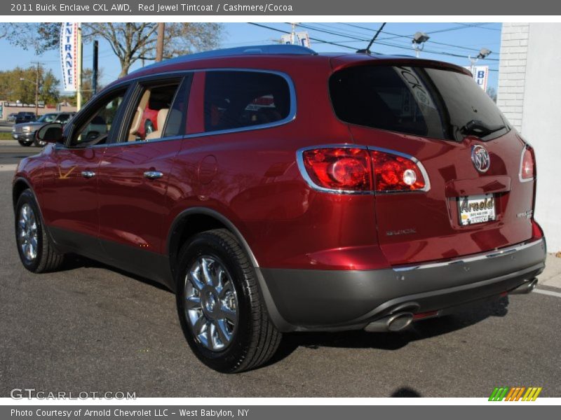 Red Jewel Tintcoat / Cashmere/Cocoa 2011 Buick Enclave CXL AWD