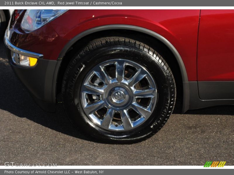 Red Jewel Tintcoat / Cashmere/Cocoa 2011 Buick Enclave CXL AWD