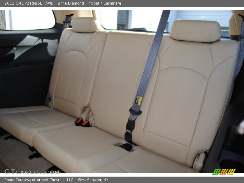 White Diamond Tintcoat / Cashmere 2011 GMC Acadia SLT AWD