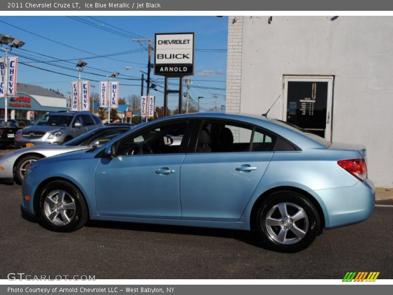 Ice Blue Metallic / Jet Black 2011 Chevrolet Cruze LT
