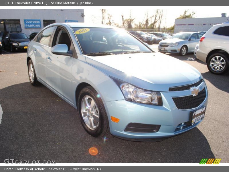 Ice Blue Metallic / Jet Black 2011 Chevrolet Cruze LT