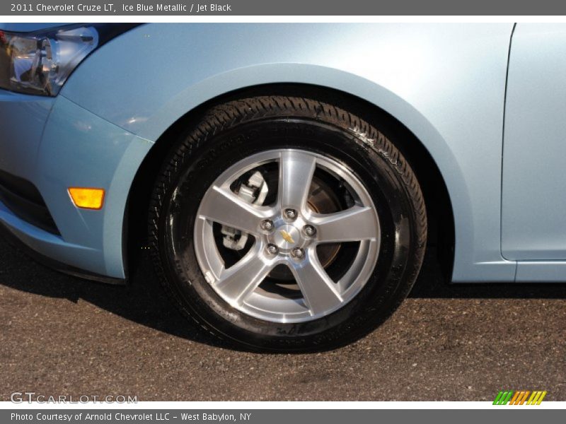 Ice Blue Metallic / Jet Black 2011 Chevrolet Cruze LT