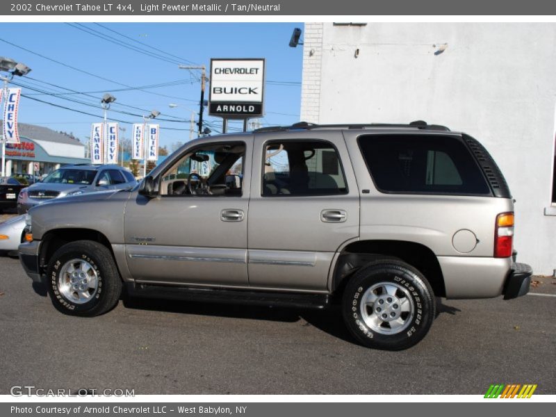 Light Pewter Metallic / Tan/Neutral 2002 Chevrolet Tahoe LT 4x4
