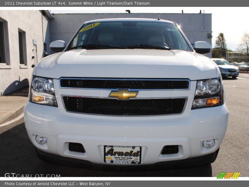 Summit White / Light Titanium/Dark Titanium 2011 Chevrolet Suburban LT 4x4